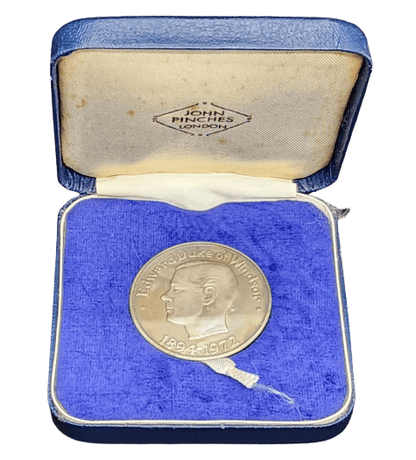 1972 United Kingdom - Edward Duke of Windsor - Sterling Silver Commemorative Medal - Loose Change Coins
