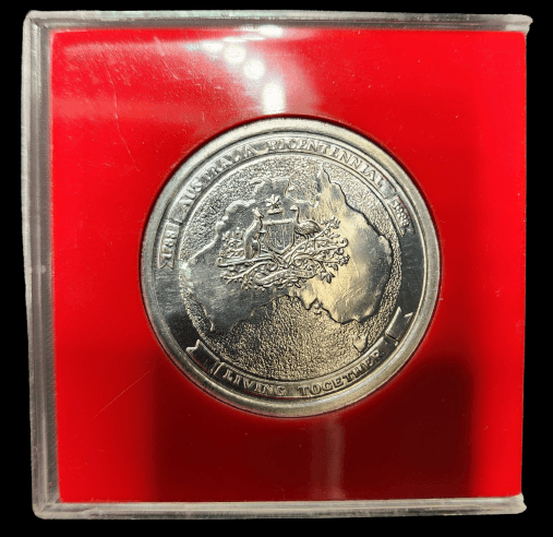 1988 Australian Bicentennial Commemorative Medal - USCG Barque Eagle - Loose Change Coins