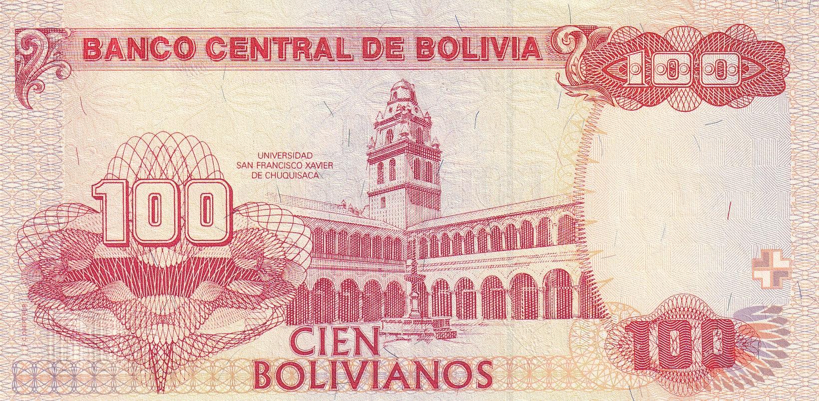 Bolivia p207b: 100 Boliviano from 1997 - Loose Change Coins