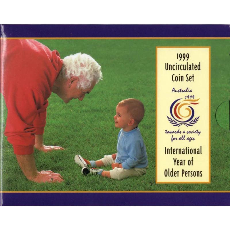 1999 Royal Australian Mint Uncirculated 6 Coin Set - International Year of Older Persons - Loose Change Coins