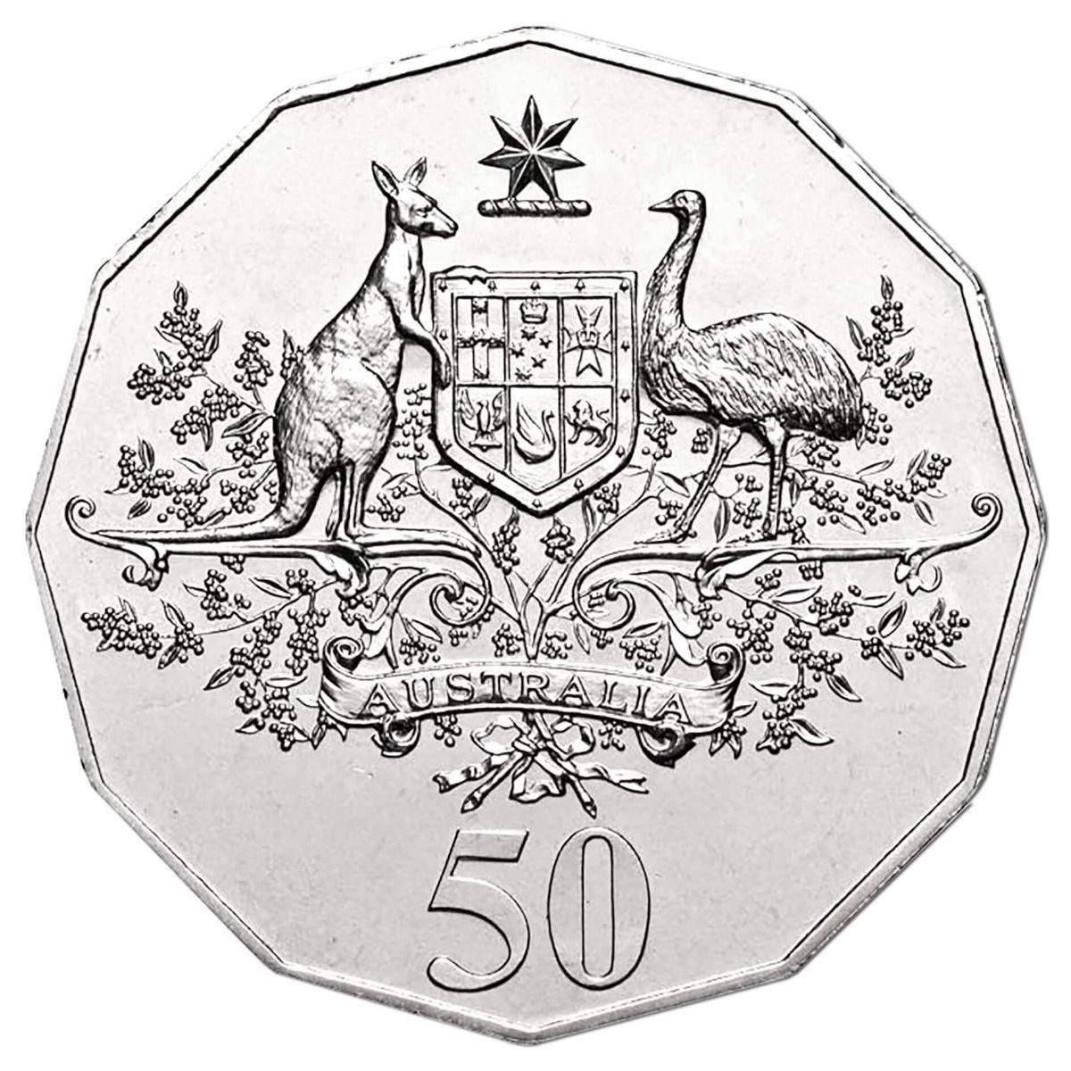 2001 Australian 50 Cent Coin - Centenary of Federation - Federal