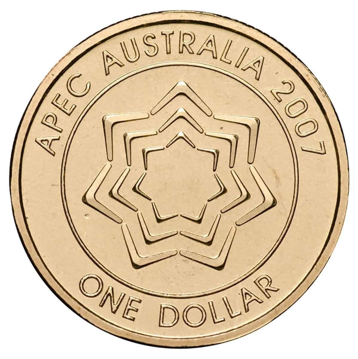 2007 Australian 1 Coin APEC Uncirculated from RAM Roll