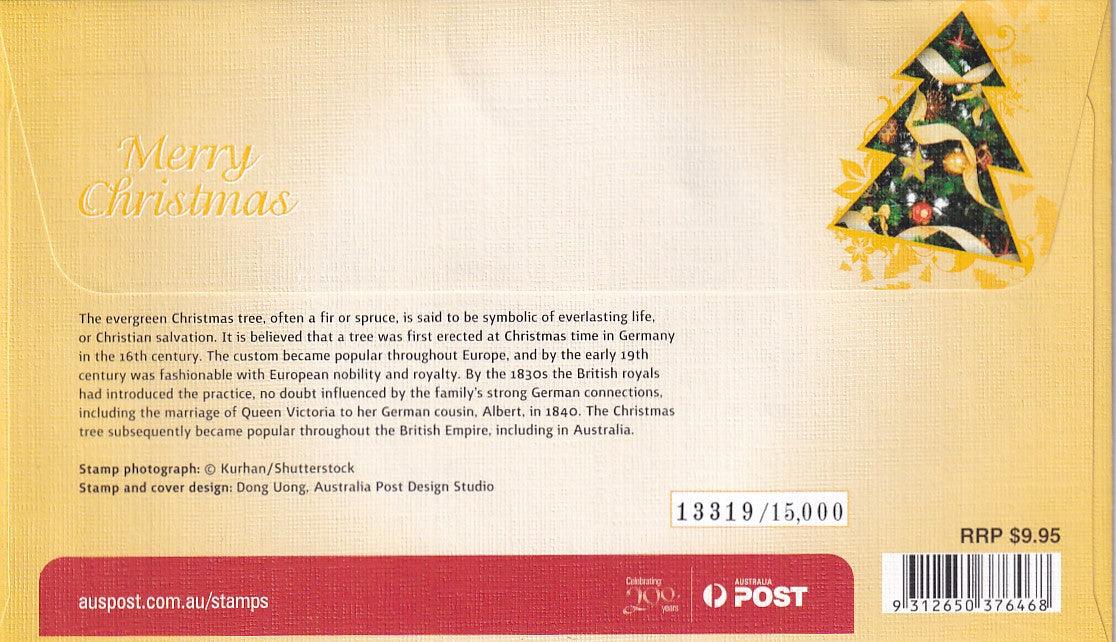 2009 Prestige FDC - Merry Christmas - Loose Change Coins