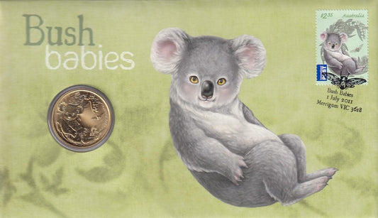 2011 Perth Mint PNC - Bush Babies - KOALA - Loose Change Coins