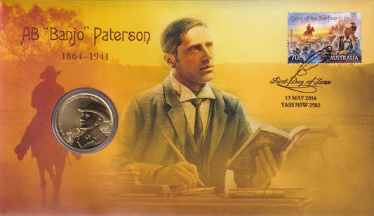 2014 Perth Mint PNC - 150th Anniversary of A.B. "Banjo" Paterson - Loose Change Coins