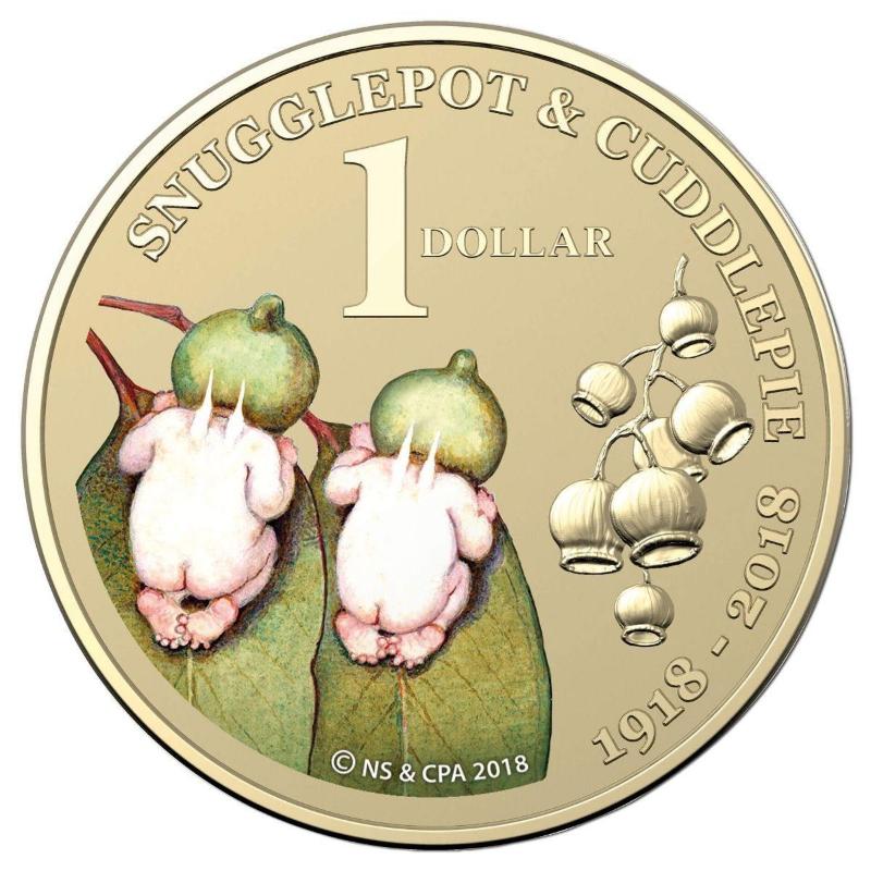 2018 PNC - Snugglepot and Cuddlepie - Loose Change Coins