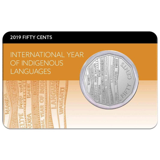 2019 Australian Fifty Cent Coin - International Year of Indigenous Languages Coin Pack - Loose Change Coins