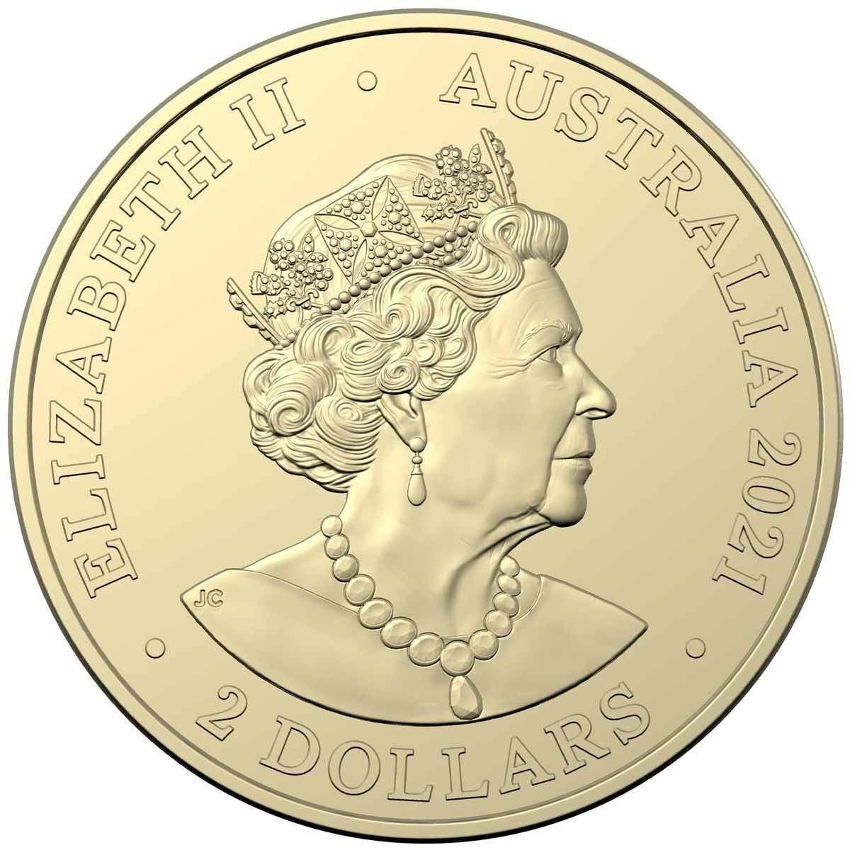 2021 Australian Two Dollar Coin - Indigenous Military Service - Uncirculated from Mint Roll - Loose Change Coins