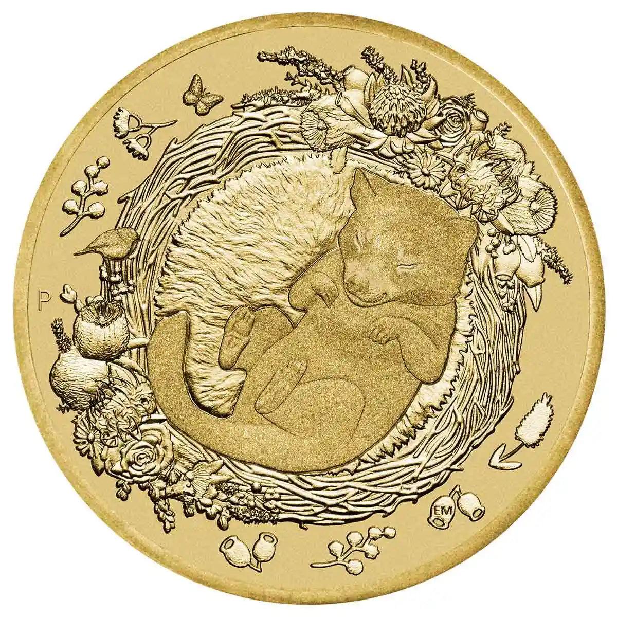 2021 Dreaming Down Under Tasmanian Devil $1 Coin and Stamp Cover - Loose Change Coins