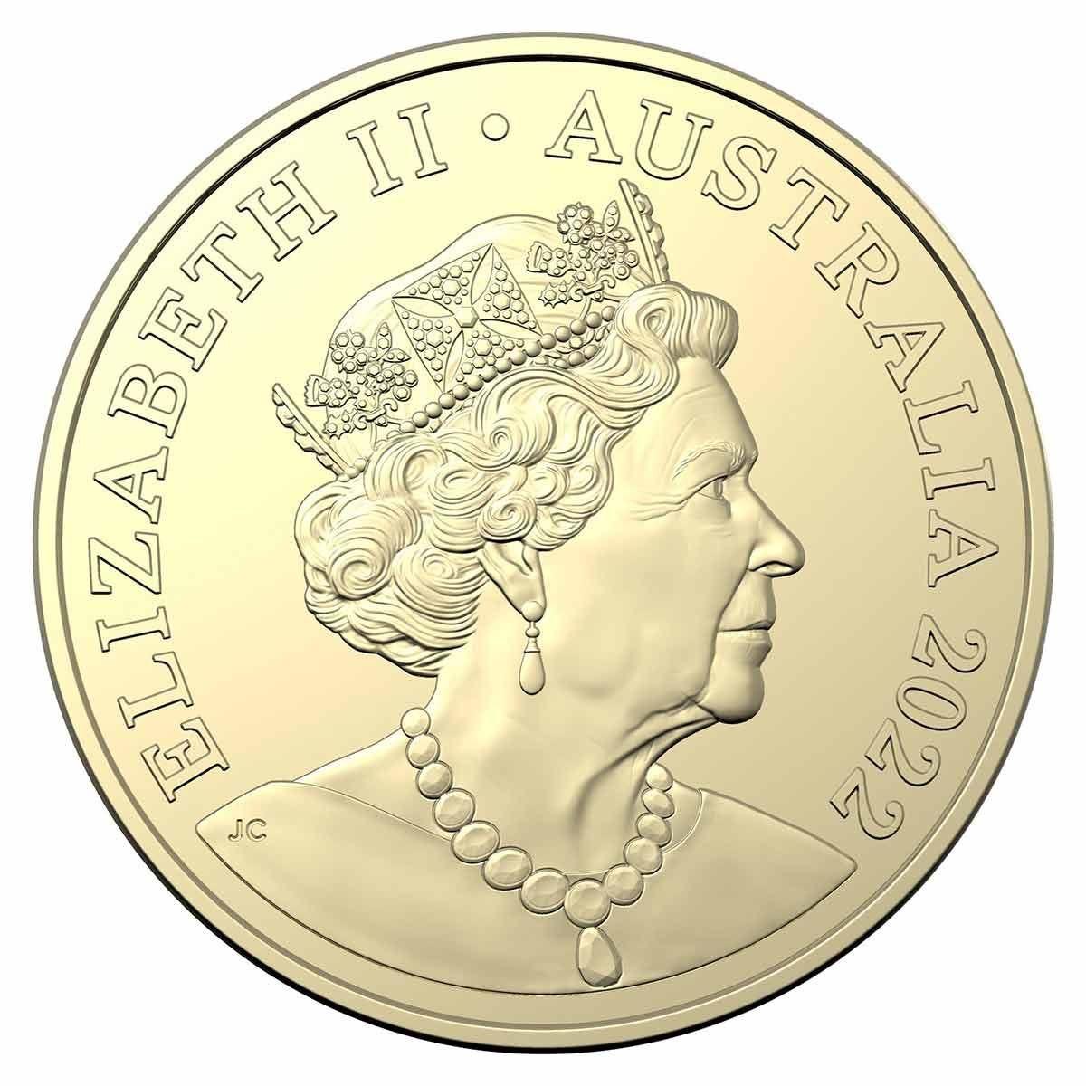 2022 $2 Coloured Coin - Frontline Workers - Uncirculated from RAM Roll - Loose Change Coins