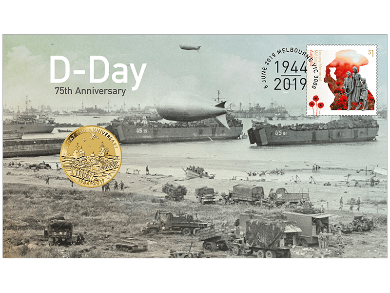 2019 Perth Mint PNC - D-Day 75th Anniversary - Loose Change Coins