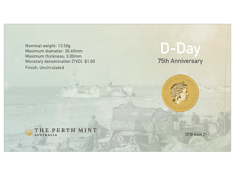 2019 Perth Mint PNC - D-Day 75th Anniversary - Loose Change Coins