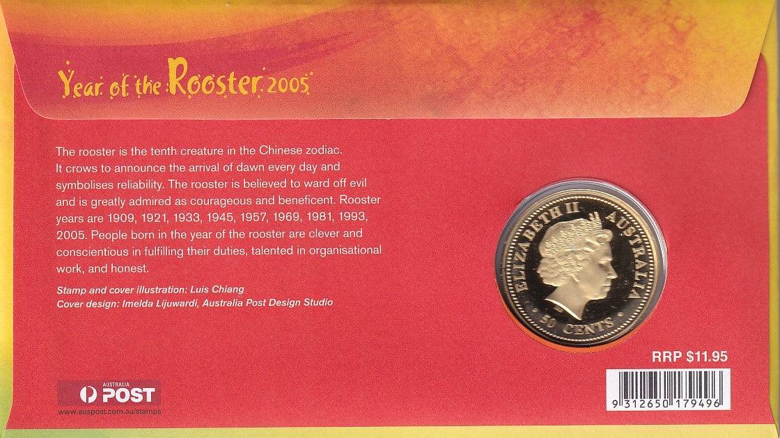 2005 Perth Mint PNC - Year of the Rooster - Loose Change Coins