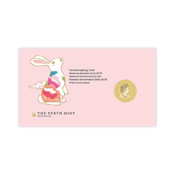 Year of the Rabbit 2023 Perth Mint Postal Numismatic Cover - Loose Change Coins