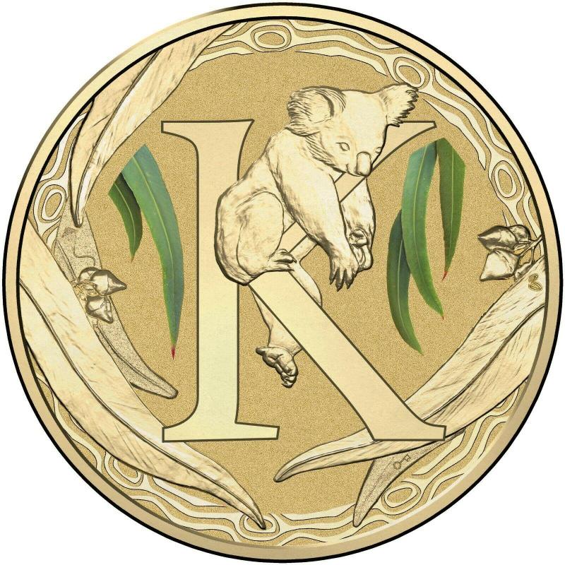 2017 PNC - Fair Dinkum Aussie Alphabet "K" for Koala - Loose Change Coins