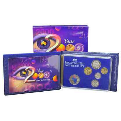 2000 Royal Australian Mint Proof Coin Set - Celebrating the Millennium