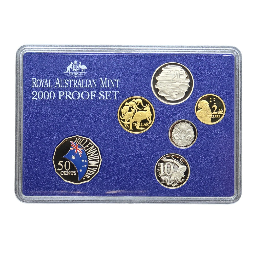 2000 Royal Australian Mint Proof Coin Set - Celebrating the Millennium