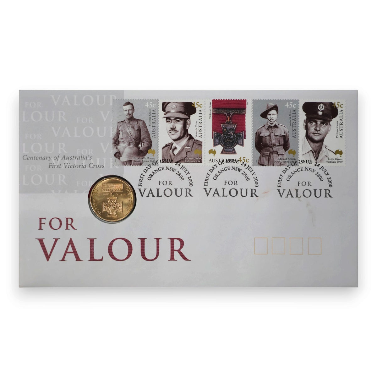 2000 PNC - For Valour - Australia's First Victoria Cross