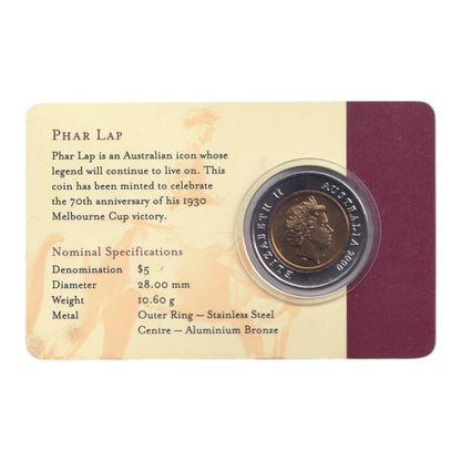 2000 $5 Coin - Phar Lap - Winning of the 1930 Melbourne Cup