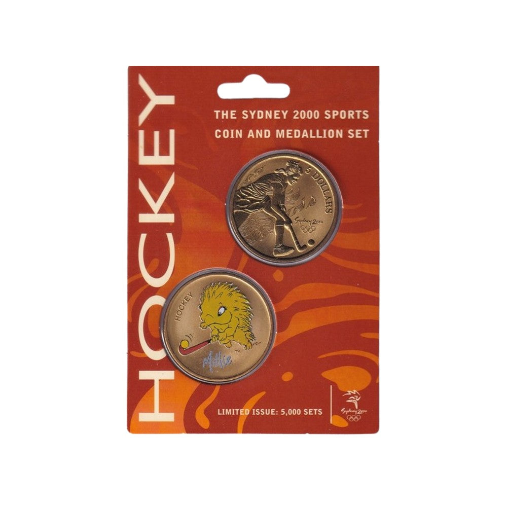 2000 Sydney Olympics - Coin and Medallion Set - Hockey
