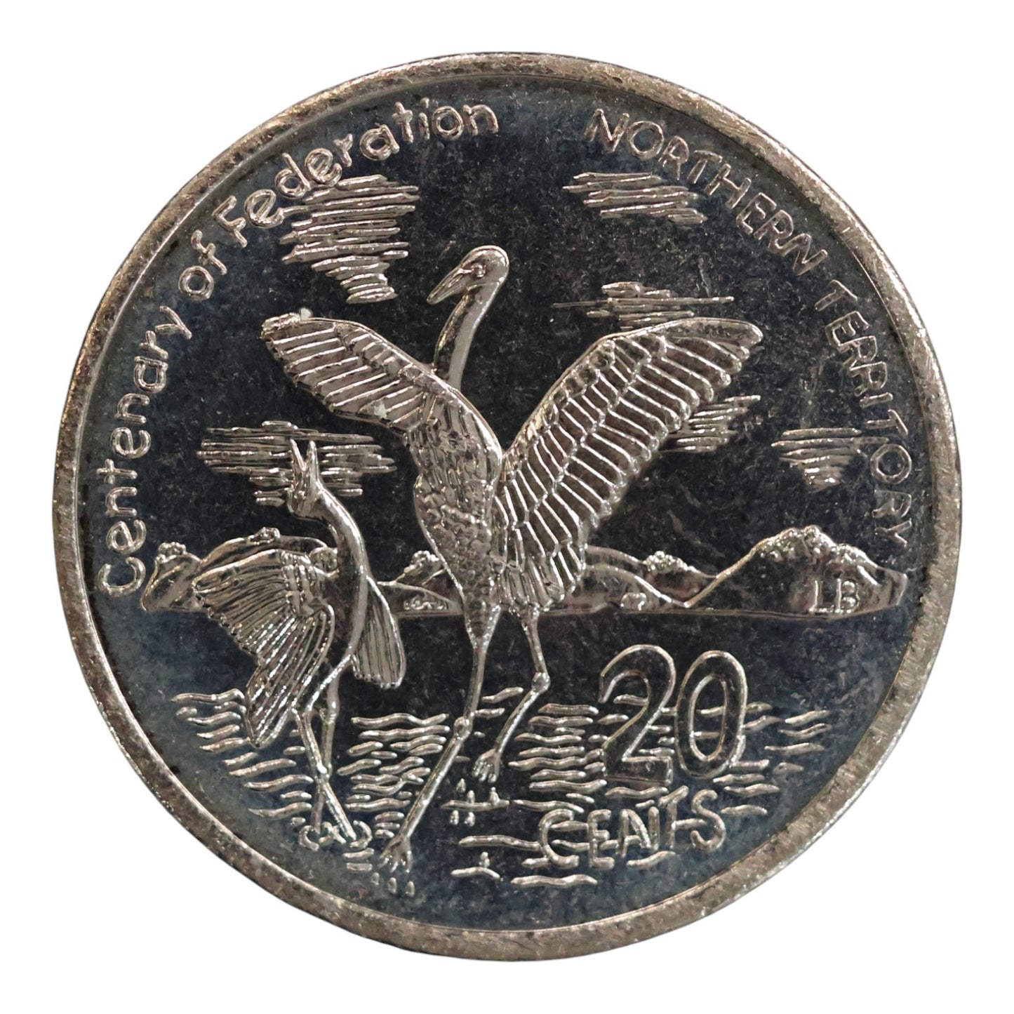 2001 20c Coin - Centenary of Federation - Northern Territory - Uncirculated