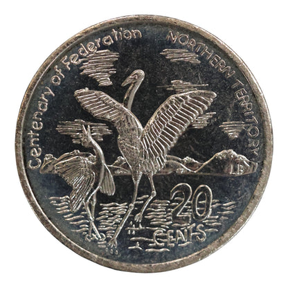 2001 20c Coin - Centenary of Federation - Northern Territory - Uncirculated