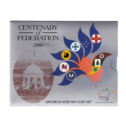 2001 Royal Australian Mint Uncirculated Coin Set - The Centenary of Federation