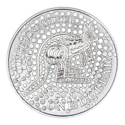2001 $1 Coin - Silver Kangaroo - 1oz Silver Frosted Uncirculated