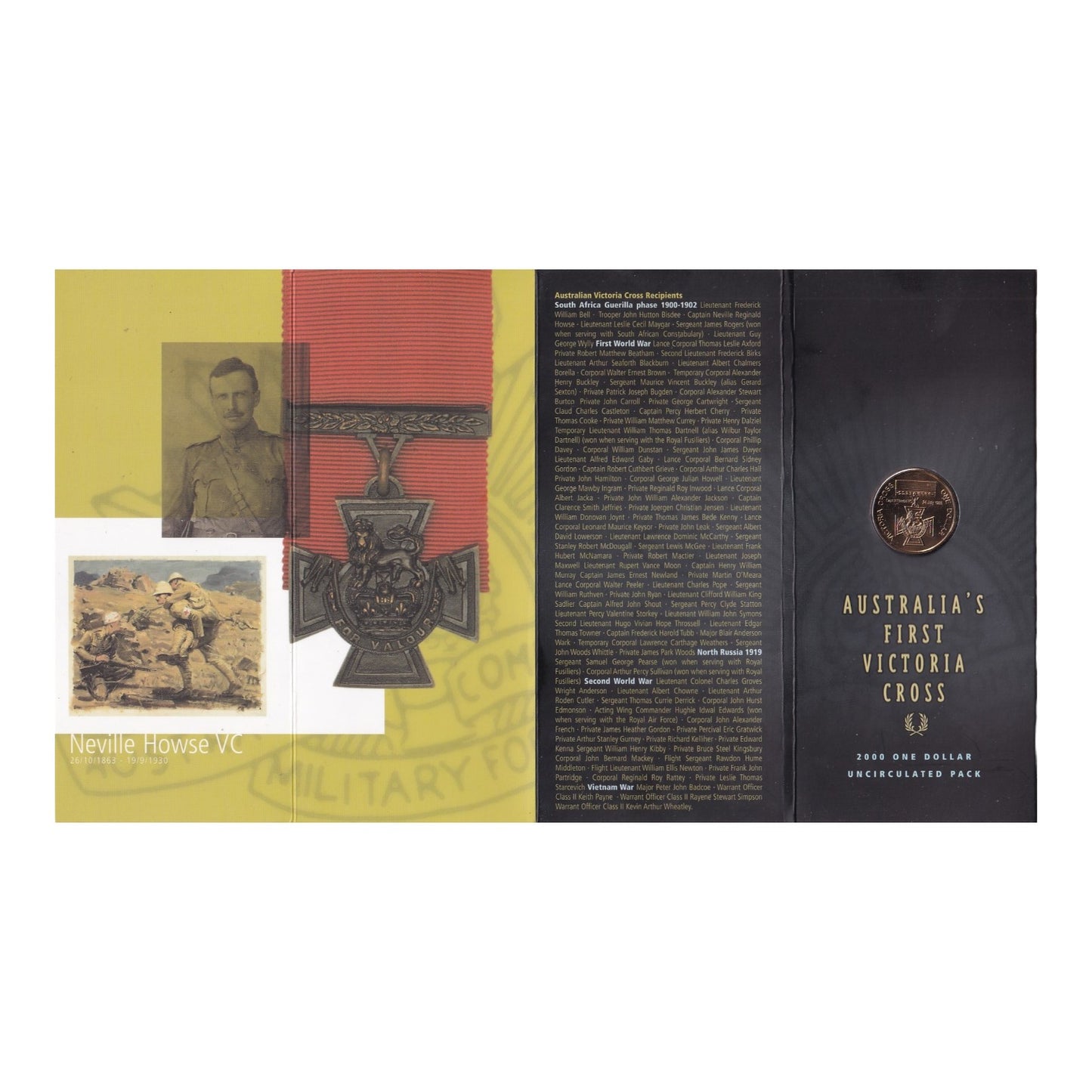 2000 $1 Coin - Victoria Cross Centenary