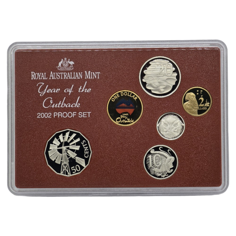 2002 Royal Australian Mint Proof Coin Set - Year of the Outback