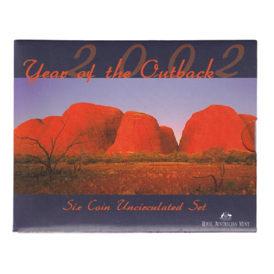 2002 Royal Australian Mint Uncirculated Coin Set - Year of the Outback