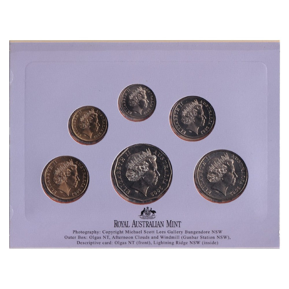 2002 Royal Australian Mint Uncirculated Coin Set - Year of the Outback