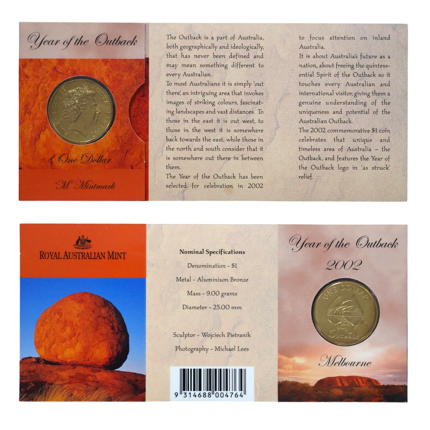 2002 $1 Coin - Year of the Outback