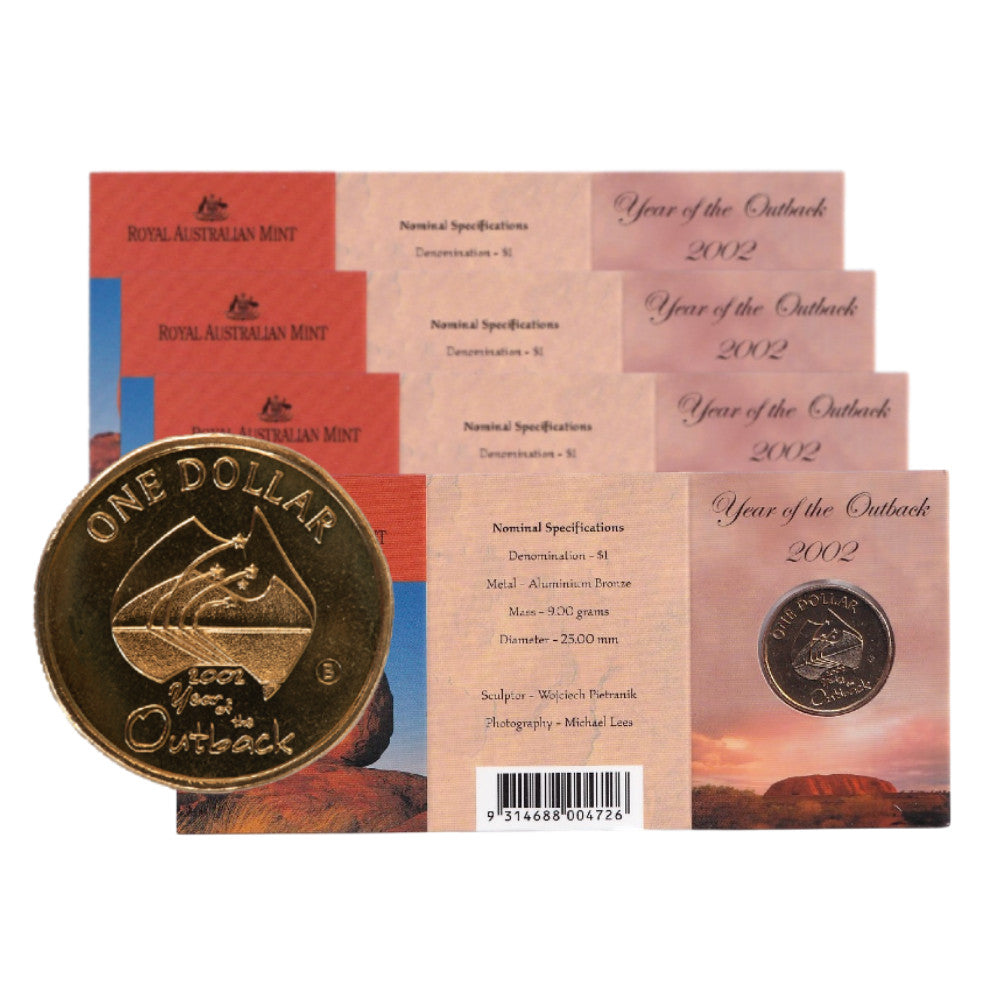 2002 $1 Coin - Year of the Outback - Multiple Mintmarks Available