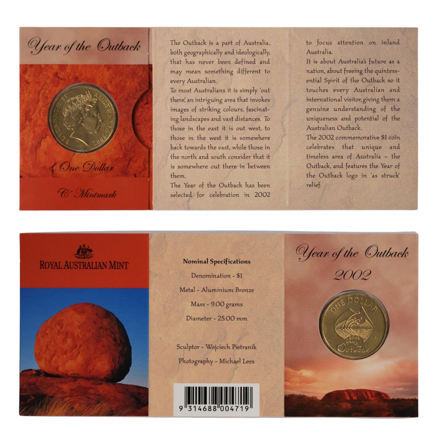 2002 $1 Coin - Year of the Outback
