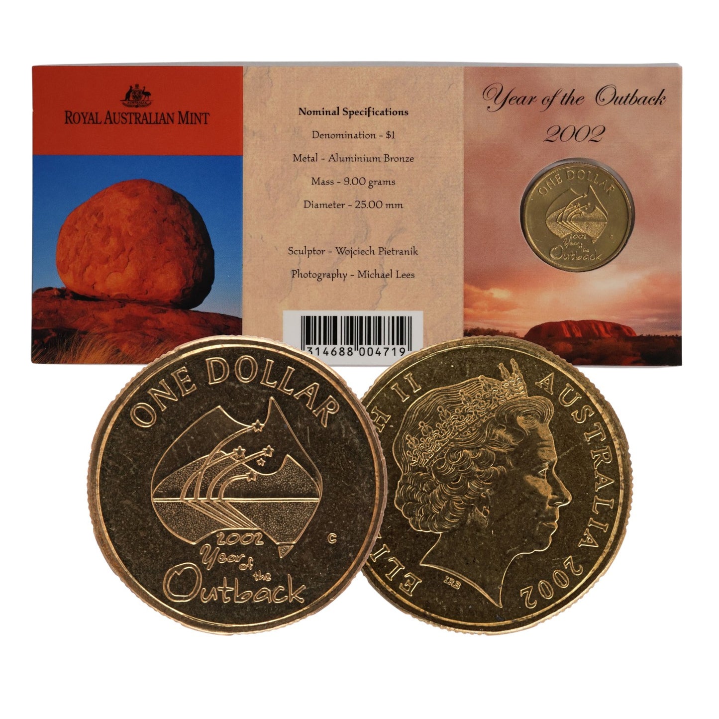2002 $1 Coin - Year of the Outback