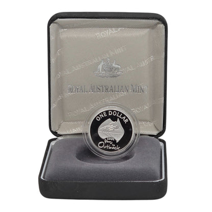 2002 Silver Proof $1 Coin - Year of the Outback