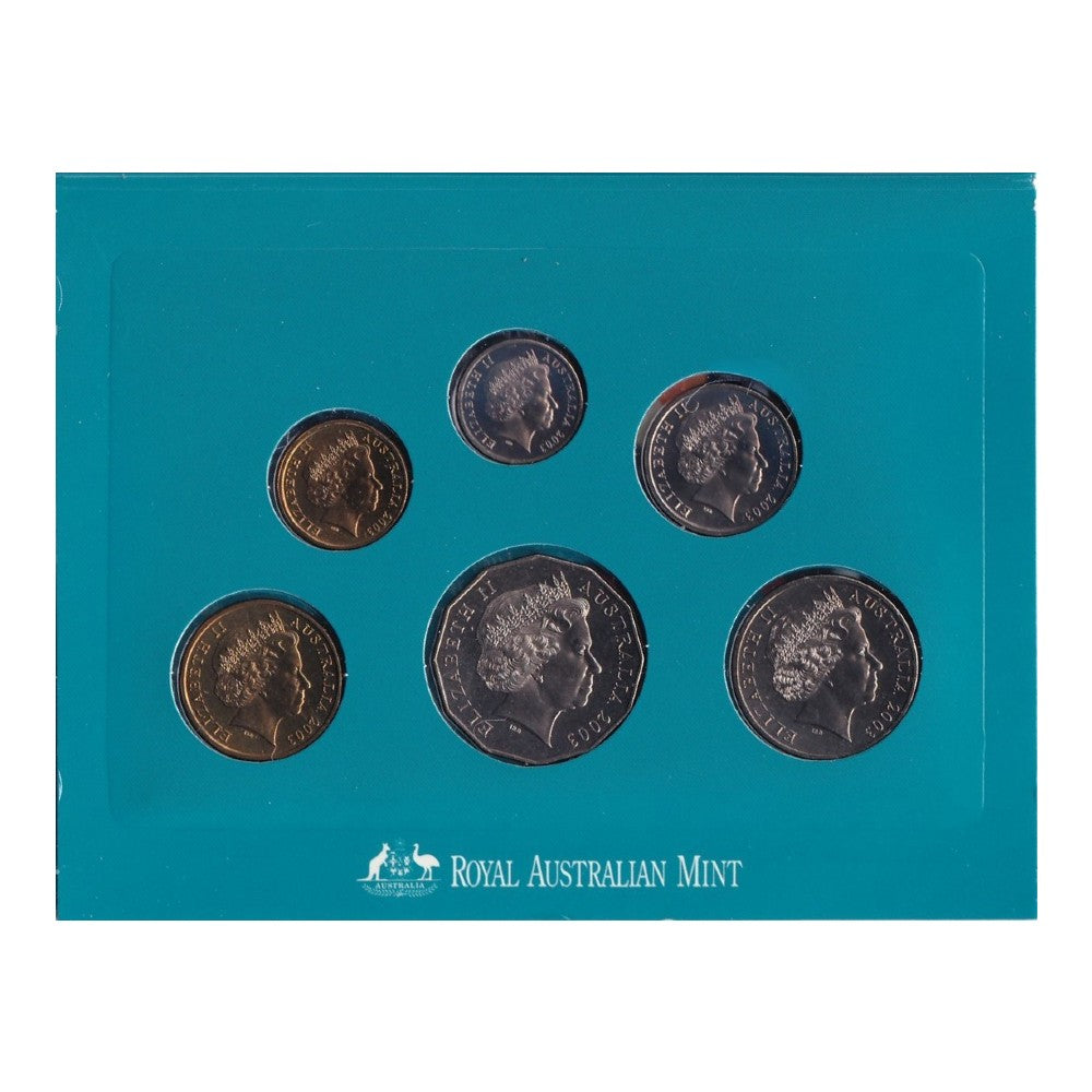 2003 Royal Australian Mint Uncirculated Coin Set - International Year of the Volunteer