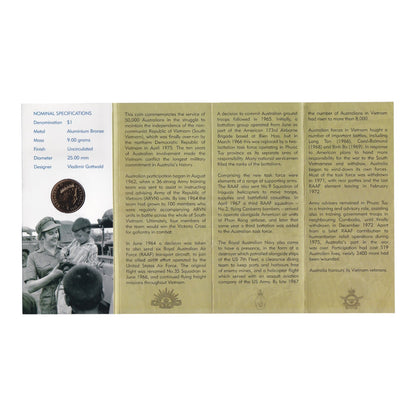 2003 $1 Coin - 30th Anniversary of Australia's Vietnam Forces