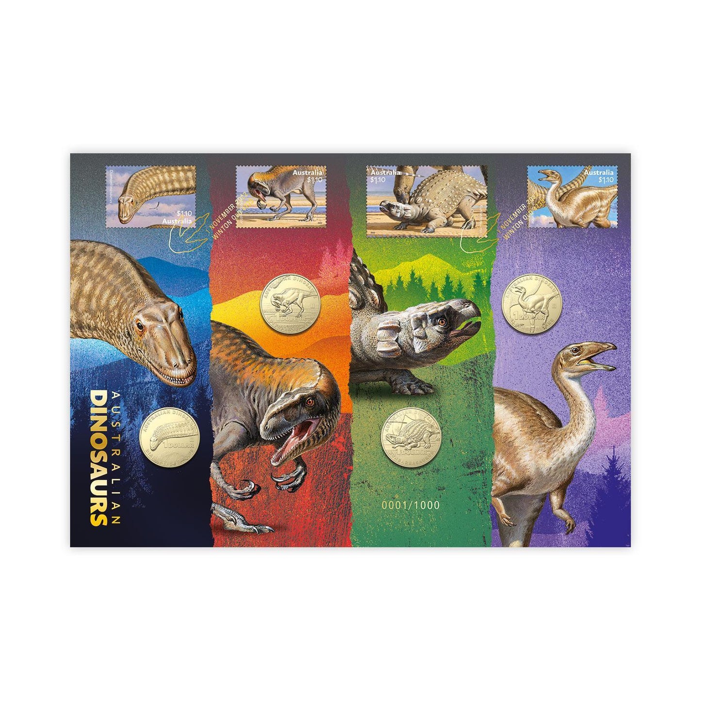 2022 PNC - Australian Dinosaurs Four-Coin Privy Mark Limited-Edition