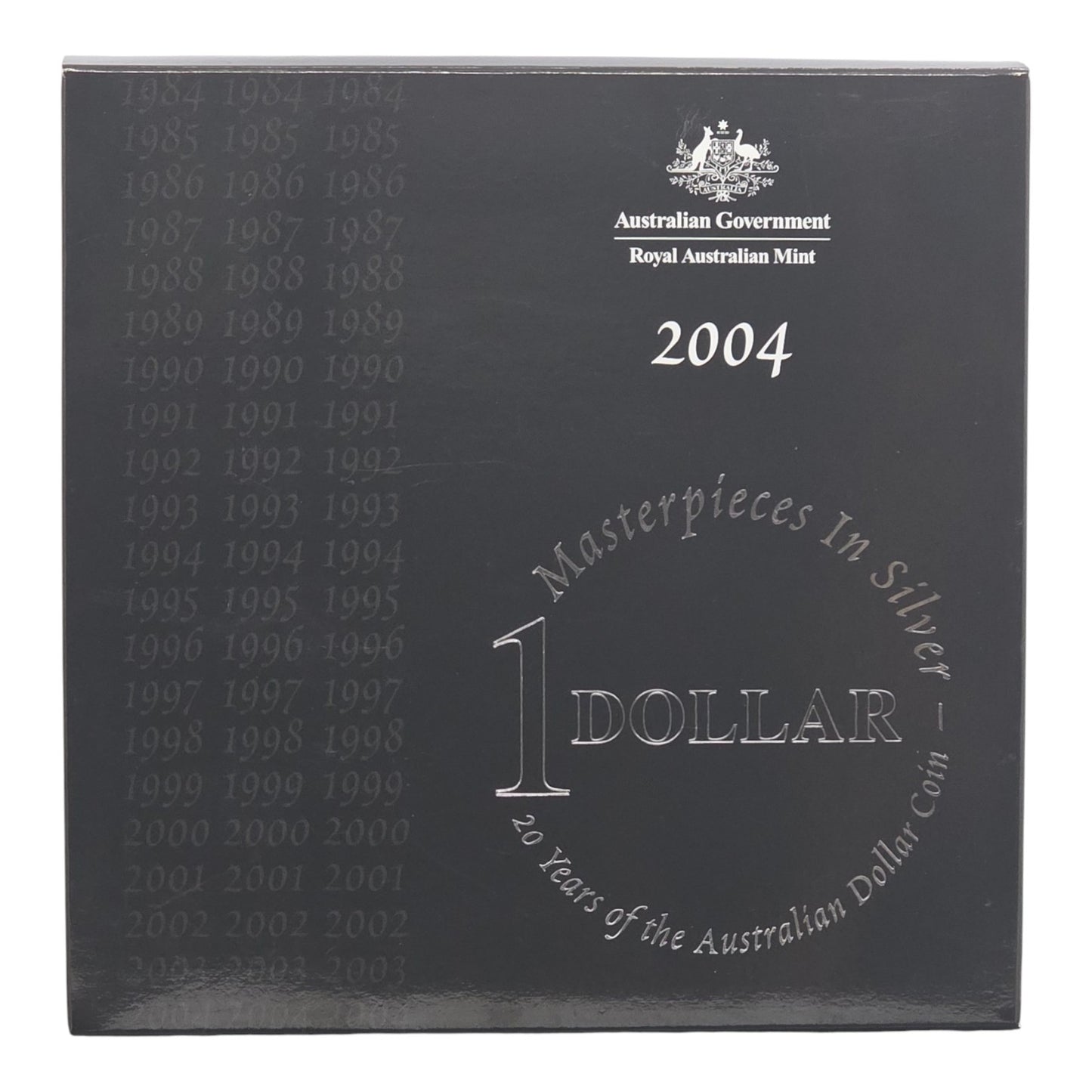 2004 Masterpieces in Silver - 20 Years of the Australian Dollar Coin