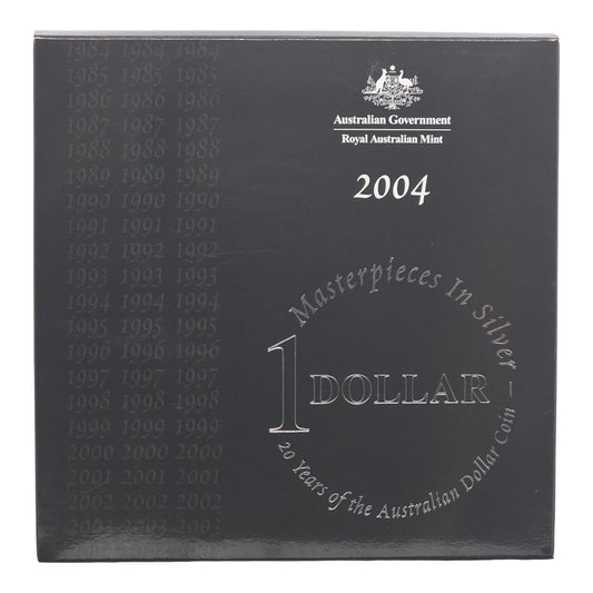 2004 Masterpieces in Silver - 20 Years of the Australian Dollar Coin