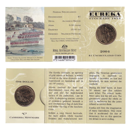 2004 $1 Coin - 150th Anniversary of the End of the Eureka Stockade