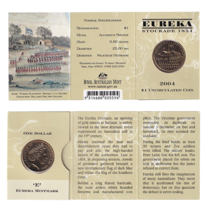 2004 $1 Coin - 150th Anniversary of the End of the Eureka Stockade