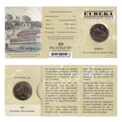 2004 $1 Coin - 150th Anniversary of the End of the Eureka Stockade