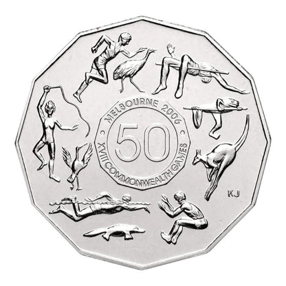 2005 50c Coin - 2006 Melbourne Commonwealth Games