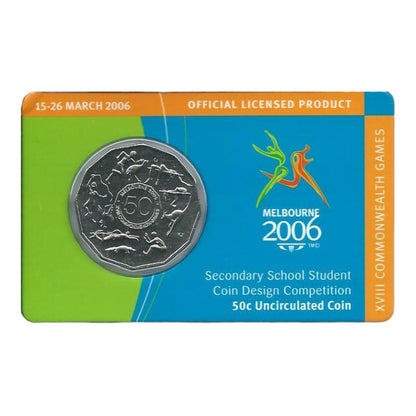 2005 50c Royal Australian Mint - Melbourne 2006 Commonwealth Games Secondary School Student Design Competition