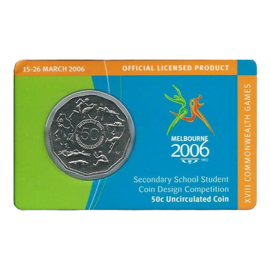 2005 50c Royal Australian Mint - Melbourne 2006 Commonwealth Games Secondary School Student Design Competition