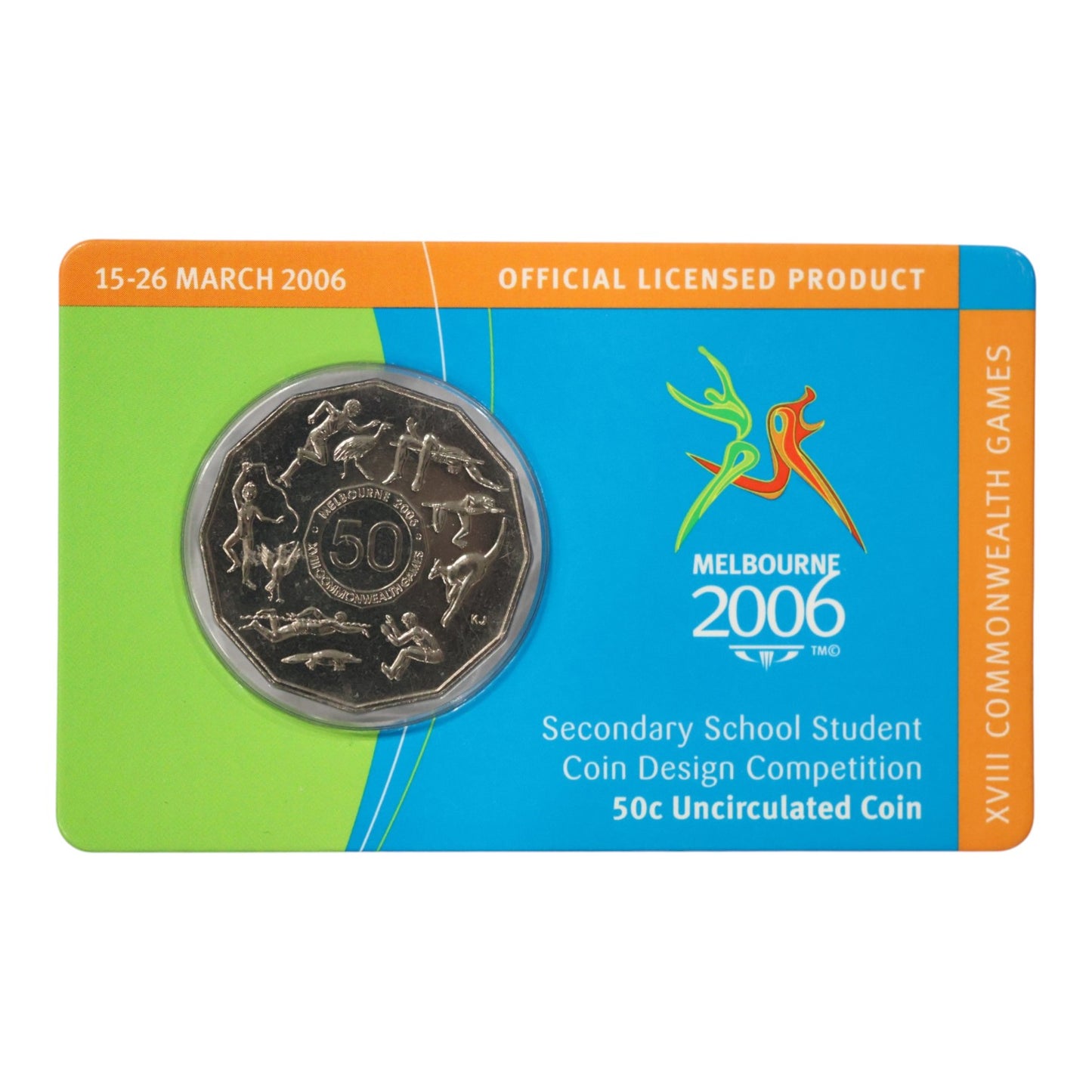 2005 50c Coin - Melbourne 2006 Commonwealth Games - Student Design