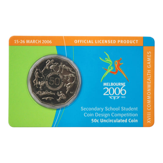 2005 50c Coin - Melbourne 2006 Commonwealth Games - Student Design